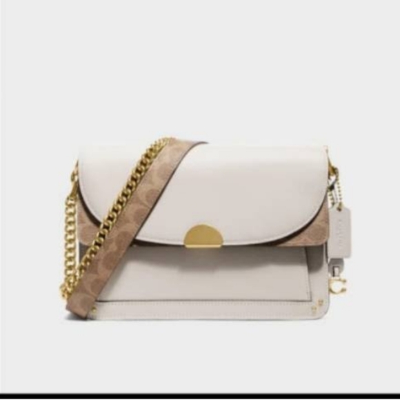 Coach Bags Coach Dreamer Shoulder Bag In Chalk And Signature Cc